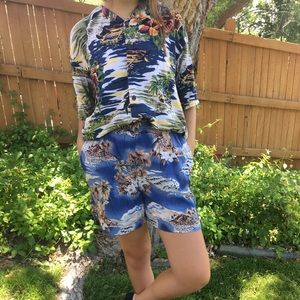 The Hawaiian Original Tropical Blue Shorts